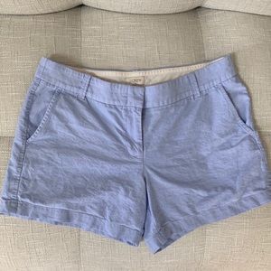 J. Crew Blue Chino Shorts Size 10